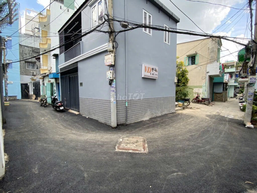 Nhà Nguyễn Văn Đậu, Phường 5, Quận Bình Thạnh - Căn góc 2 Mặt Hẻm Xe Hơi thông thoáng